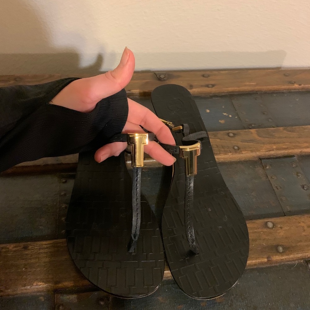 Tory Burch Miller Wedge Sandals Size 9
